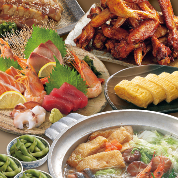 酔虎伝 阿倍野店 |【生ビールもOK！120分飲み放題付】豪華刺身と海鮮寄せ鍋コース 5500円(税込)